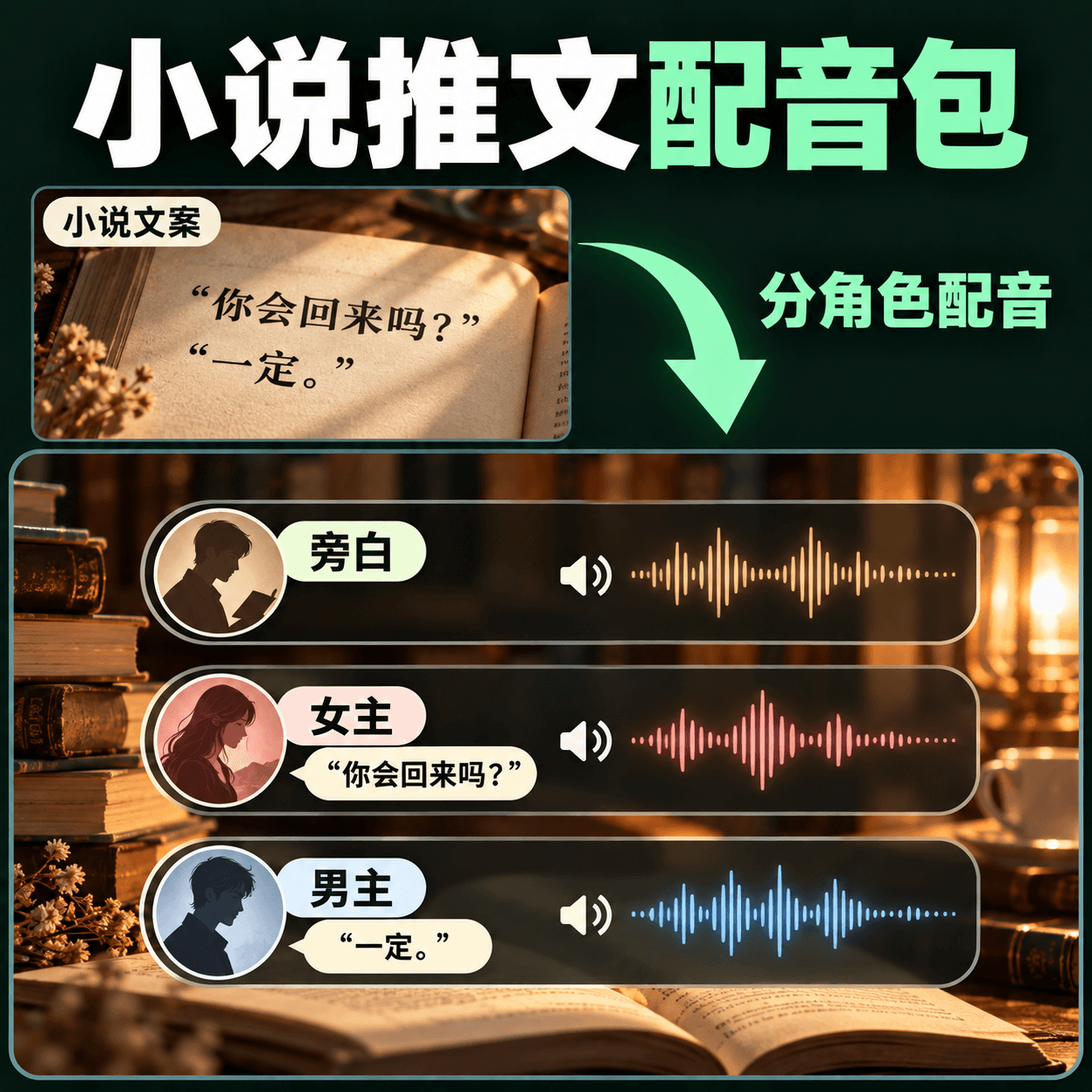 小说推文配音包