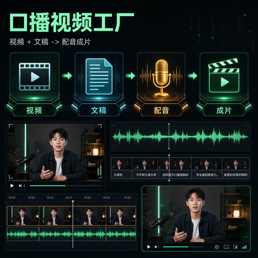 口播视频工厂