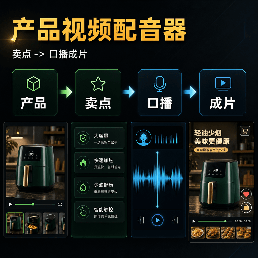 带货 / 产品视频配音器