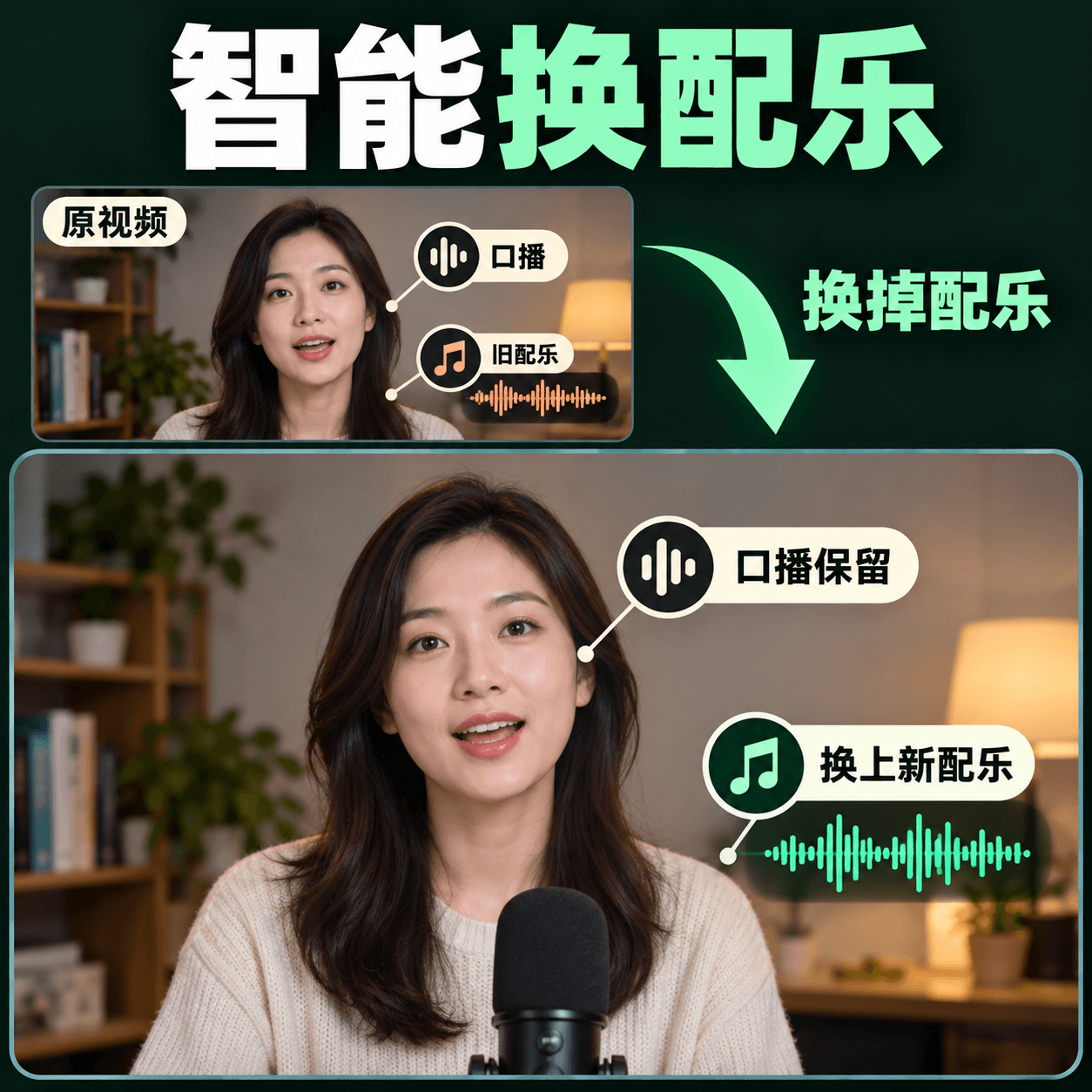 智能换配乐