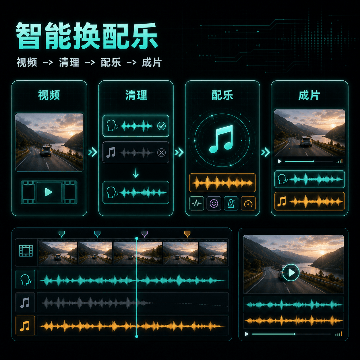 智能换配乐